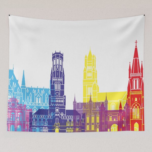Item preview, Bruges skyline pop designed and sold by paulrommer.