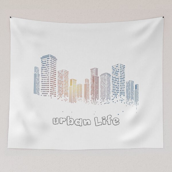 Item preview, Urban Life Text Design designed and sold by VIVEK KUMAR RAI.