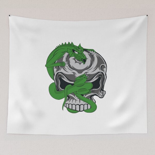 Item preview, Dragon on skull lstest design designed and sold by SLExpress.