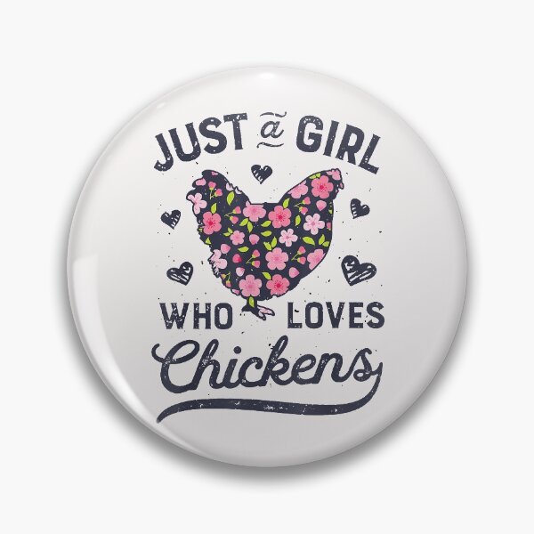 Item preview, Just a Girl Who Loves Chickens - Women Flowers Farm - Chicken  designed and sold by begin-again.