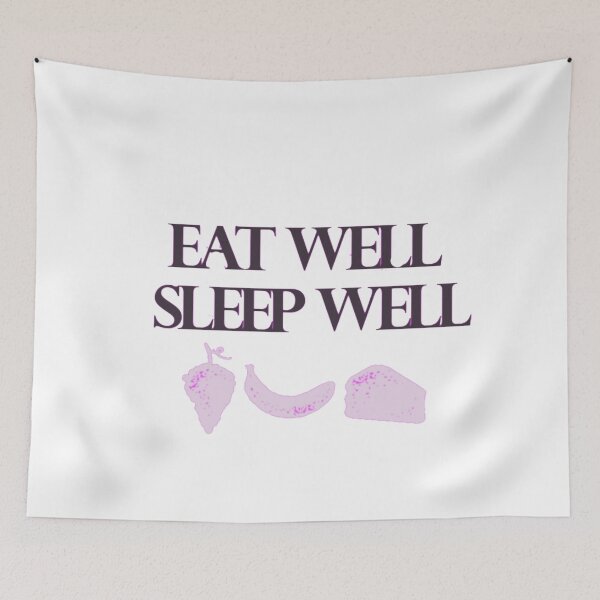 Item preview, Eat well, sleep well! designed and sold by VeenaNair23.
