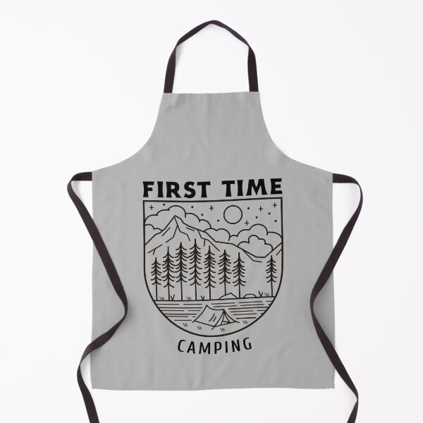 Item preview, First Time Camping designed and sold by Danielle Shafiki.