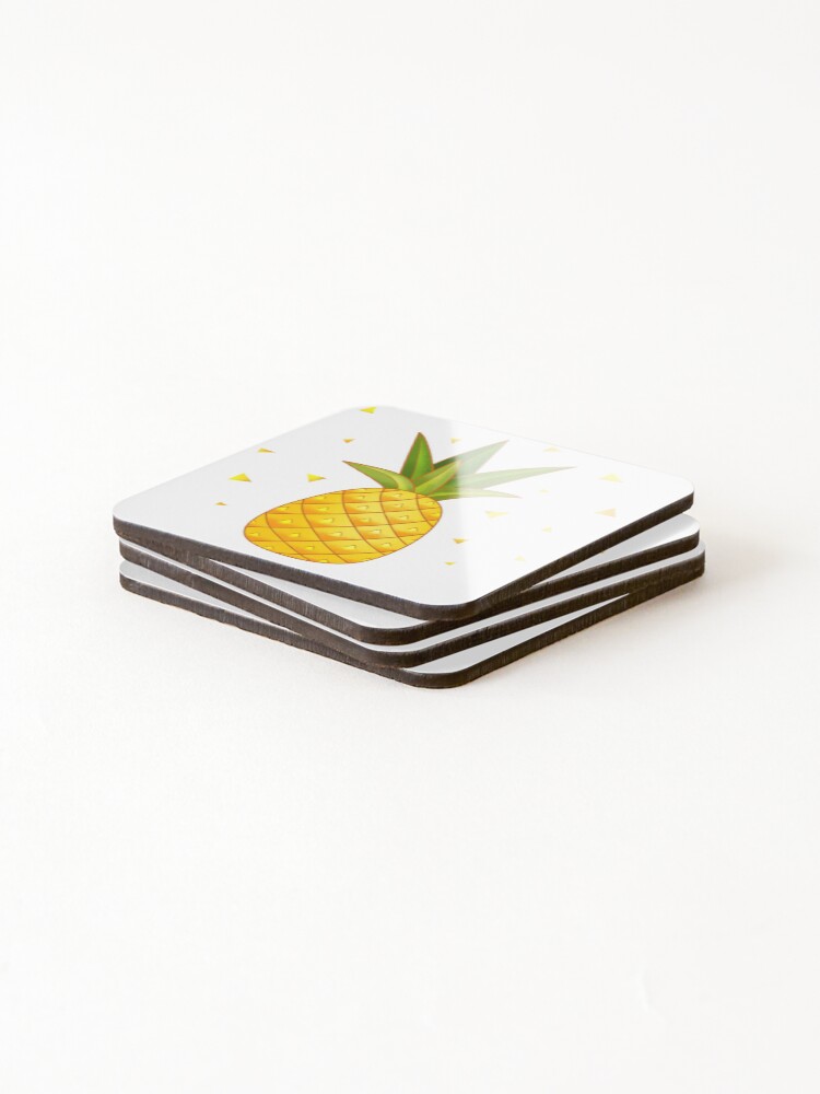 Thumbnail 4 of 5, Coasters (Set of 4), pineapple explosion designed and sold by VerSy.