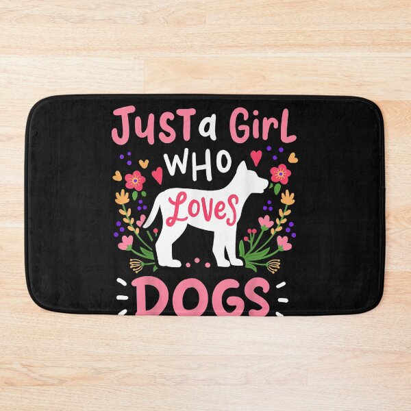 Item preview, Just A Girl Who Loves Dogs - Gift for Dog Lovers  designed and sold by begin-again.