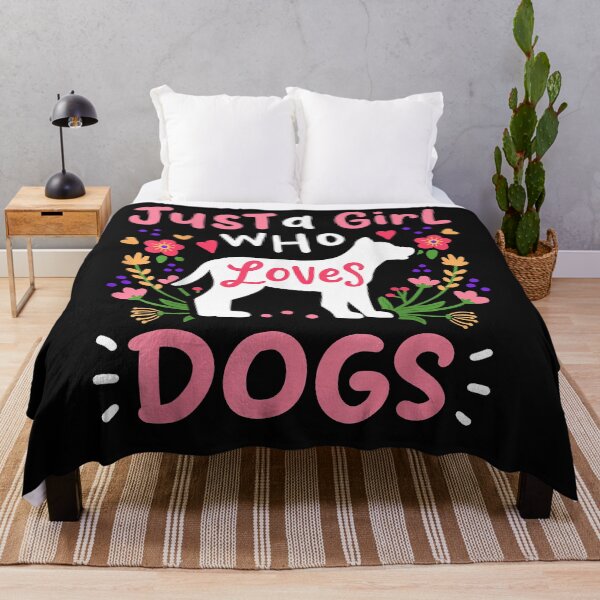 Artikelvorschau, Nur ein Mädchen, das Hunde liebt - Geschenk für Hundeliebhaber entworfen und verkauft von begin-again.