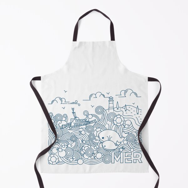 Item preview, Sea, ocean, coastline with wind and whales. designed and sold by Miriam DESQUESNES.