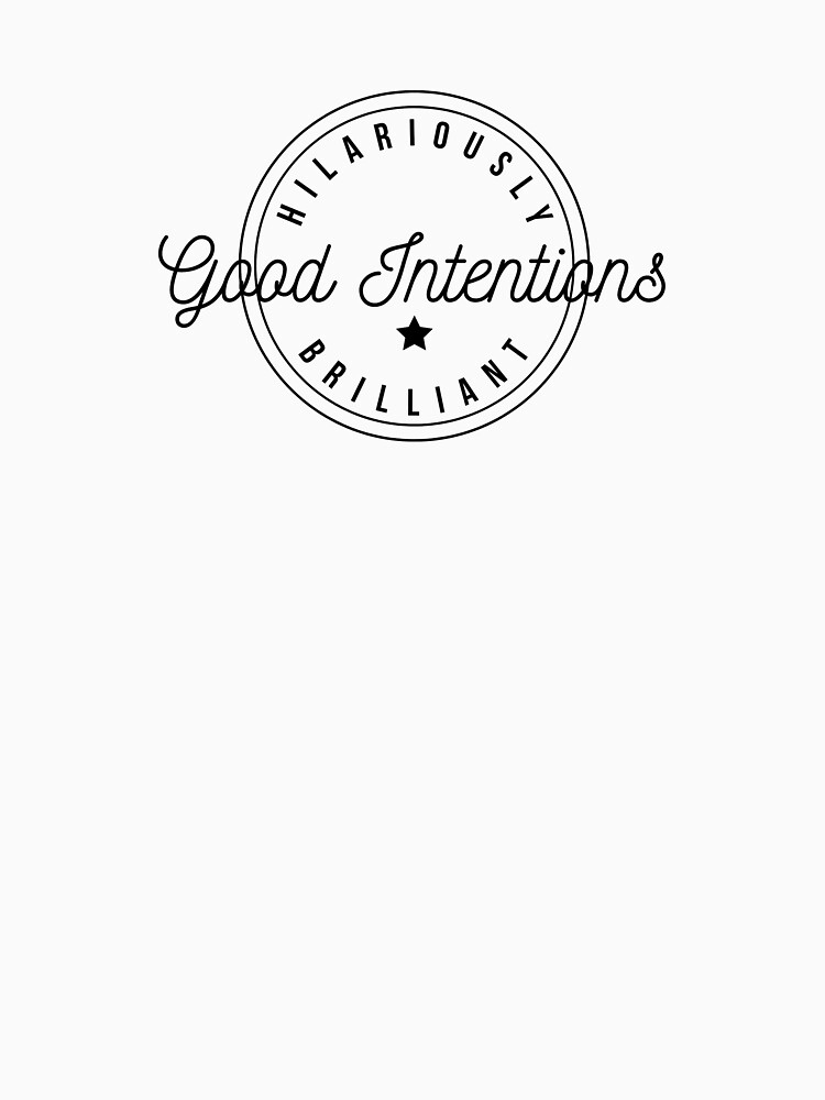 Good Intentions Hilariously Brilliant Logo Design by RebsRein