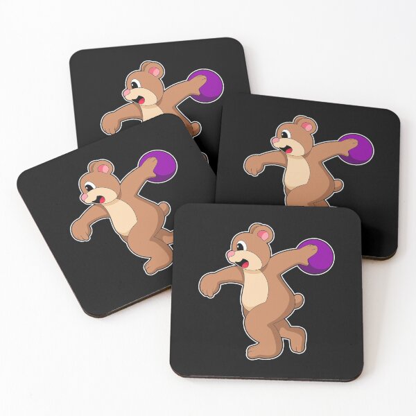 Item preview, Bear at Bowling with Bowling ball designed and sold by Snabdesign84.