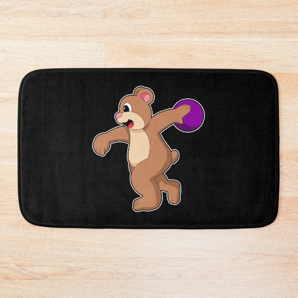 Item preview, Bear at Bowling with Bowling ball designed and sold by Snabdesign84.
