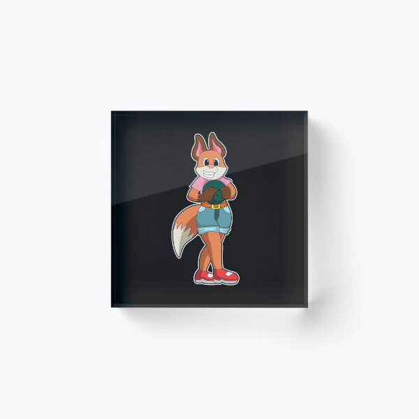 Item preview, Fox at Bowling with Bowling ball designed and sold by Snabdesign84.