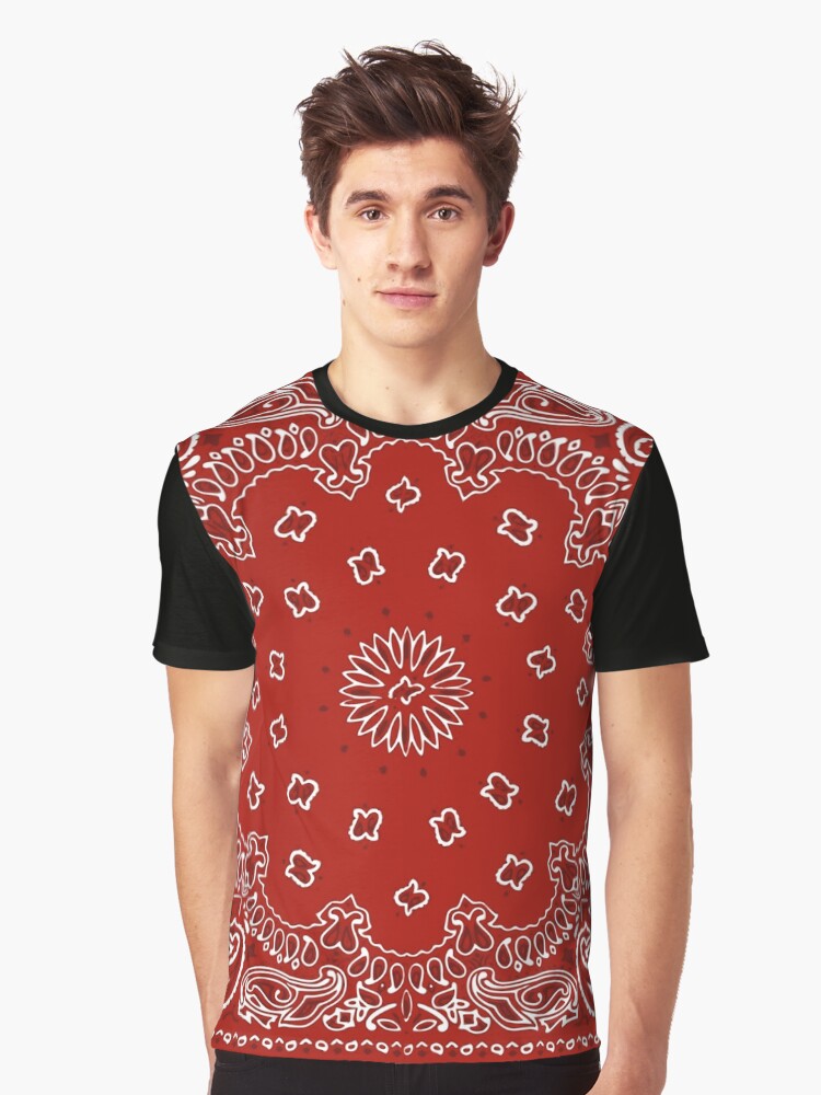 Men's Bandana Print T-Shirt