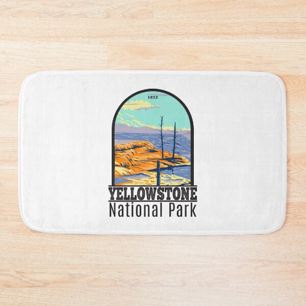 Item preview, Yellowstone National Park Mammoth Hot Springs designed and sold by KrisSidDesigns.