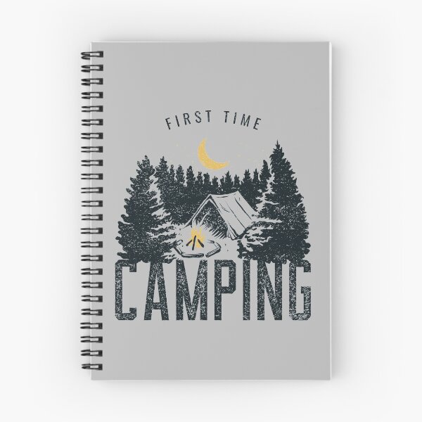 Item preview, First Time Camping designed and sold by Danielle Shafiki.