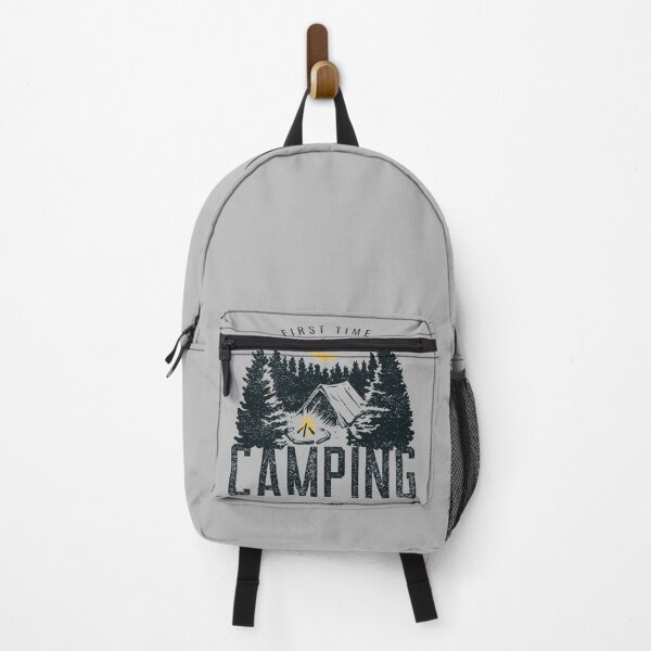 Item preview, First Time Camping designed and sold by Danielle Shafiki.