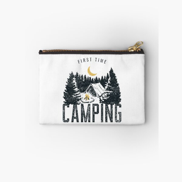 Item preview, First Time Camping designed and sold by Danielle Shafiki.