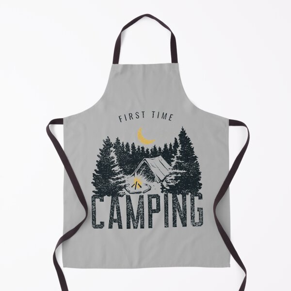 Item preview, First Time Camping designed and sold by Danielle Shafiki.