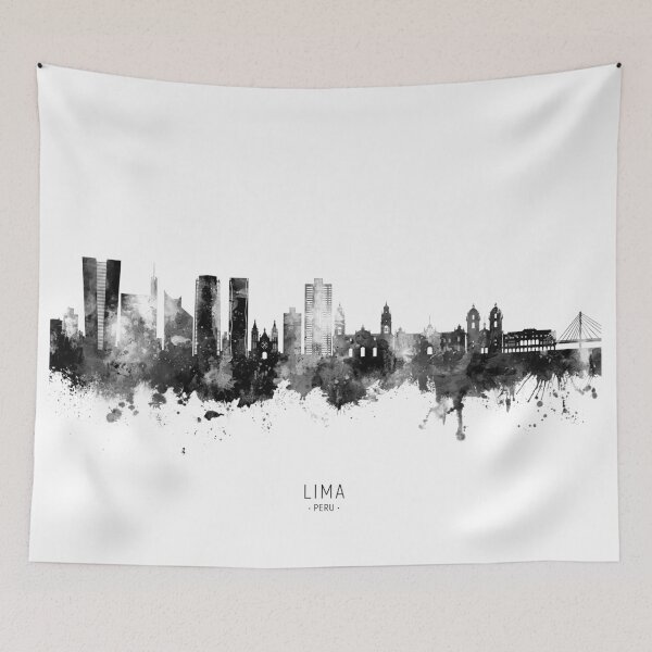 Item preview, Lima Peru Skyline designed and sold by ArtPrints.