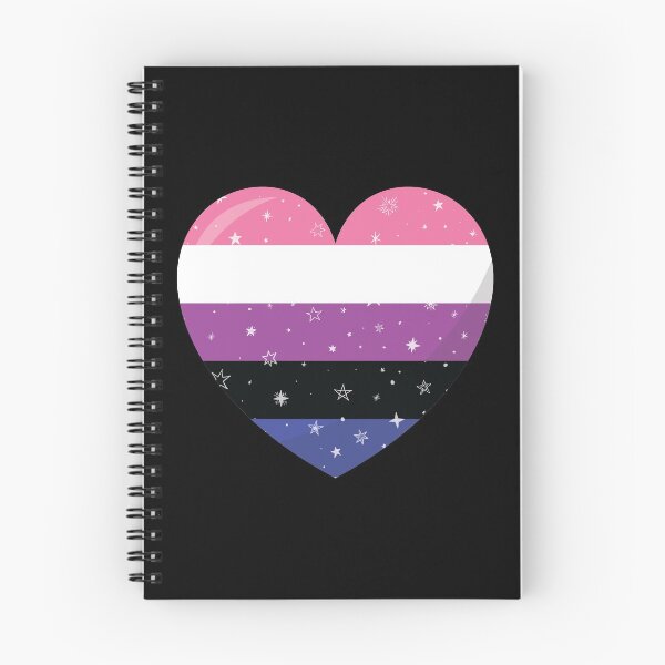 Item preview, Sparkling Genderfluid Heart designed and sold by Pridish.