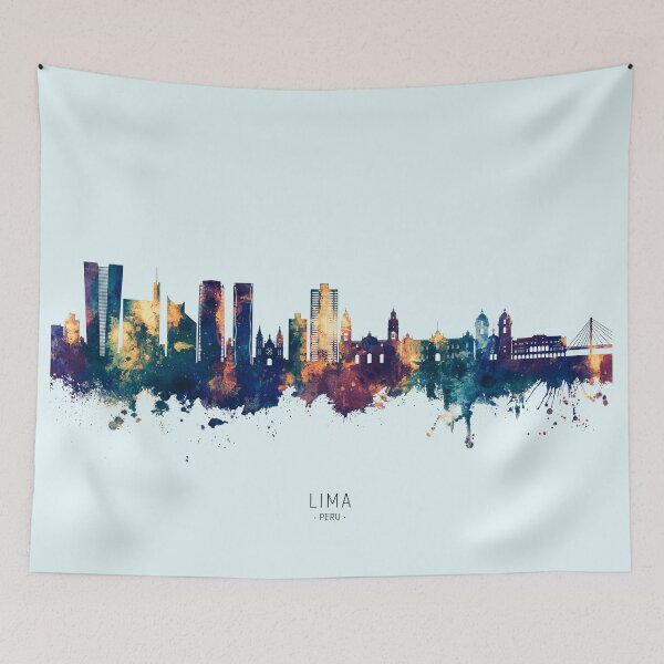 Item preview, Lima Peru Skyline designed and sold by ArtPrints.