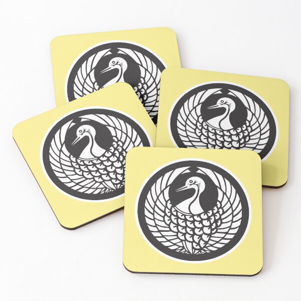 Item preview, Crane Crest of Mori Clan  ~ Japanese Kamon Mon designed and sold by SOURthing.