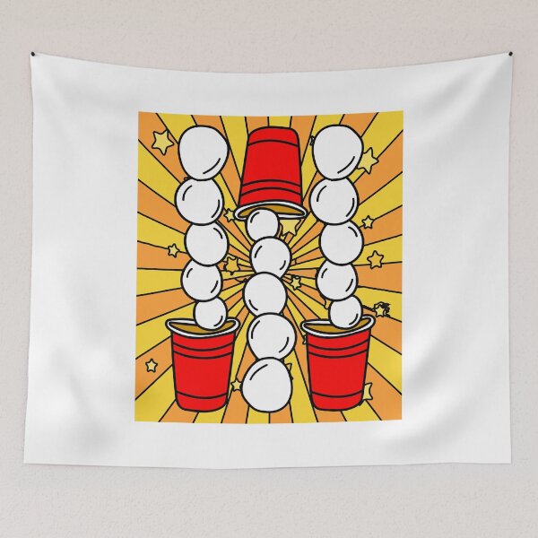 Item preview, Party Drinking Game Beerpong Beer Pong designed and sold by flofin.