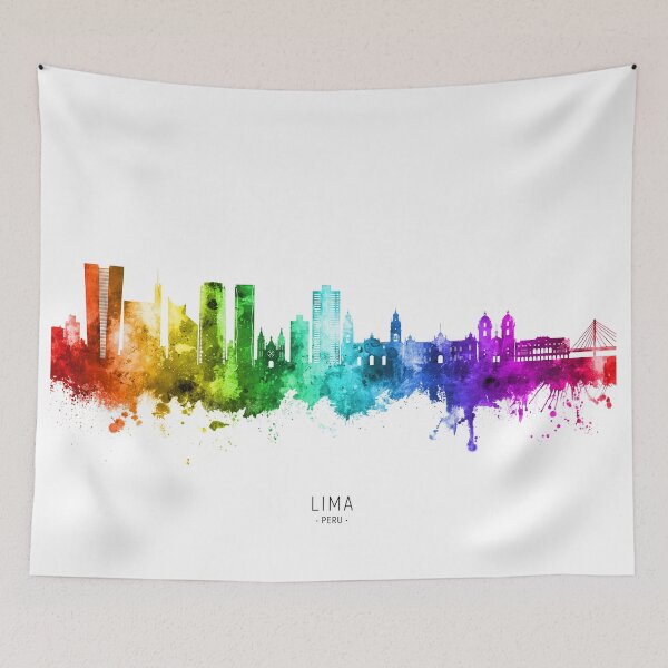 Item preview, Lima Peru Skyline designed and sold by ArtPrints.