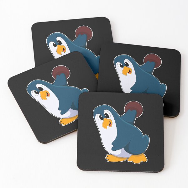 Item preview, Penguin at Bowling with Bowling ball designed and sold by Snabdesign84.