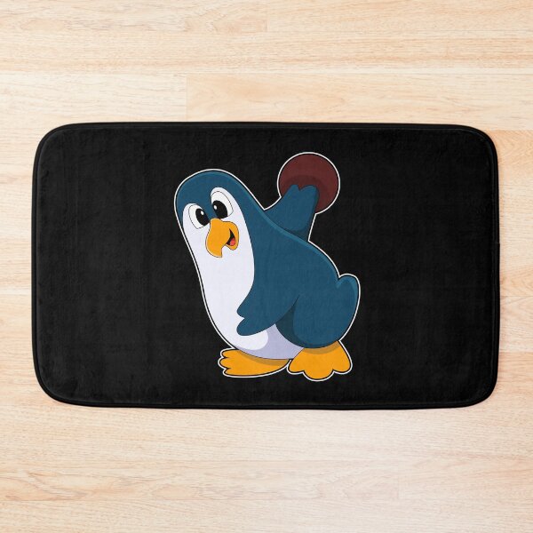 Item preview, Penguin at Bowling with Bowling ball designed and sold by Snabdesign84.