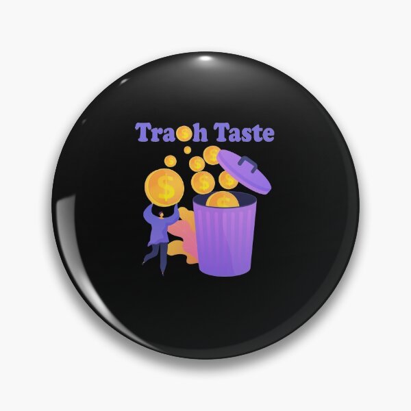 Item preview, Trash Taste - man throwing cash into a bin. designed and sold by DopeDesign111.