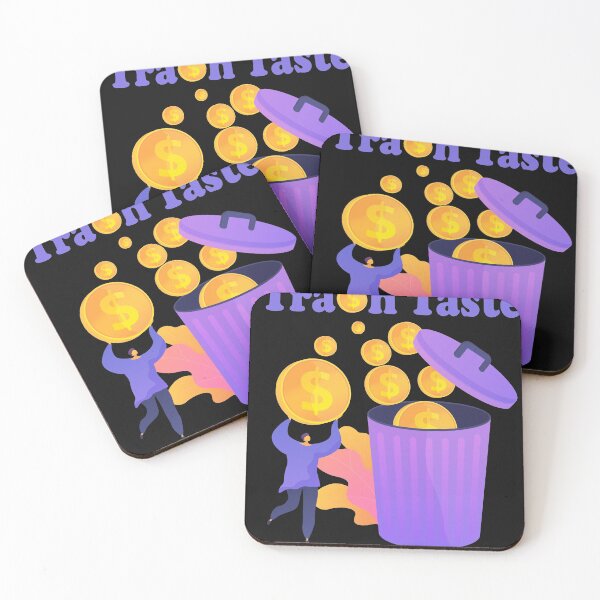Item preview, Trash Taste - man throwing cash into a bin. designed and sold by DopeDesign111.