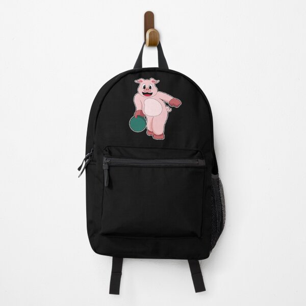 Item preview, Pig at Bowling with Bowling ball designed and sold by Snabdesign84.