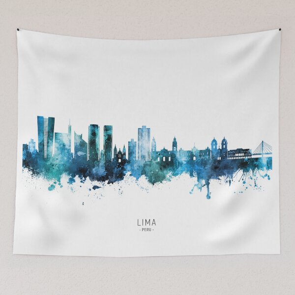 Item preview, Lima Peru Skyline designed and sold by ArtPrints.