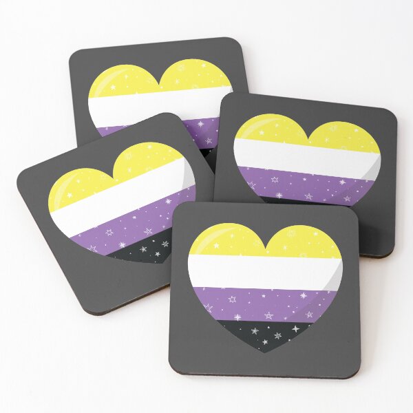 Item preview, Sparkling Non Binary Heart designed and sold by Pridish.