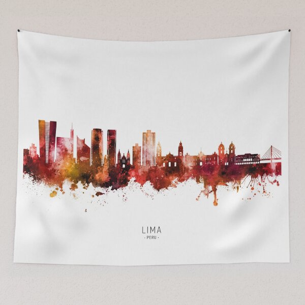 Item preview, Lima Peru Skyline designed and sold by ArtPrints.