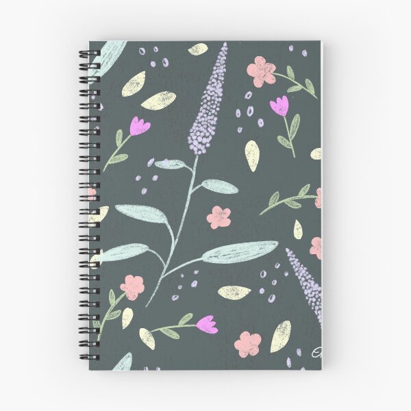Item preview, Patrón floral estilo tablero de tiza | Colores neon designed and sold by Orpaz Harush.