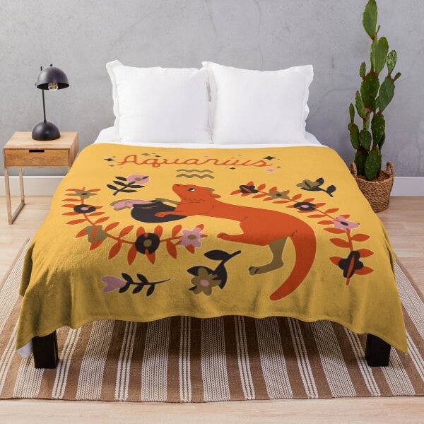 Item preview, Aquarius zodiac beautiful illustration designed and sold by Sovik Goswami.