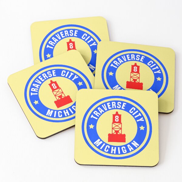Item preview, Traverse City Red 8 Buoy - Elmwood Marina Grand Traverse Bay  designed and sold by SOURthing.