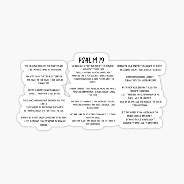 Item preview, Psalm 19 Products designed and sold by BibleVerseGoods.