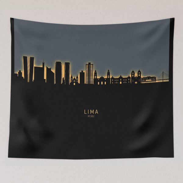 Item preview, Lima Peru Skyline designed and sold by ArtPrints.