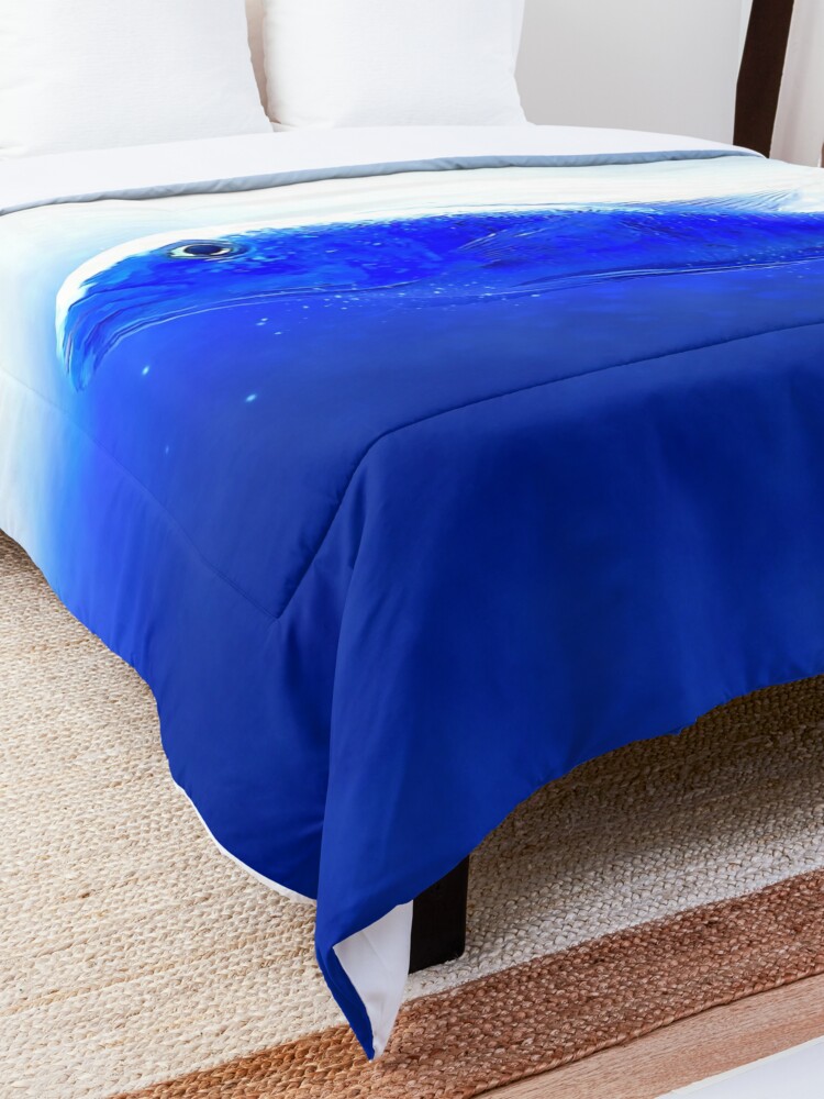 Electric Blue Ahli Iceberg Comforter