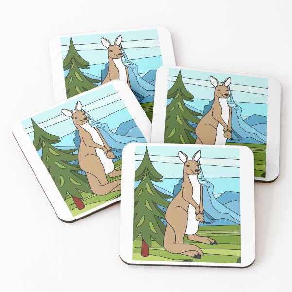 Item preview, Kangaroo Bag Animal For Backpackers designed and sold by flofin.