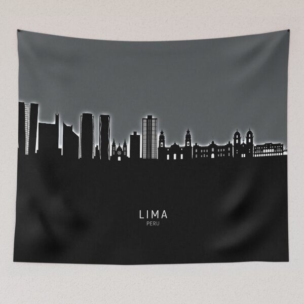 Item preview, Lima Peru Skyline designed and sold by ArtPrints.