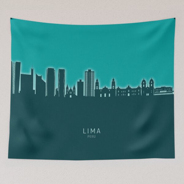 Item preview, Lima Peru Skyline designed and sold by ArtPrints.