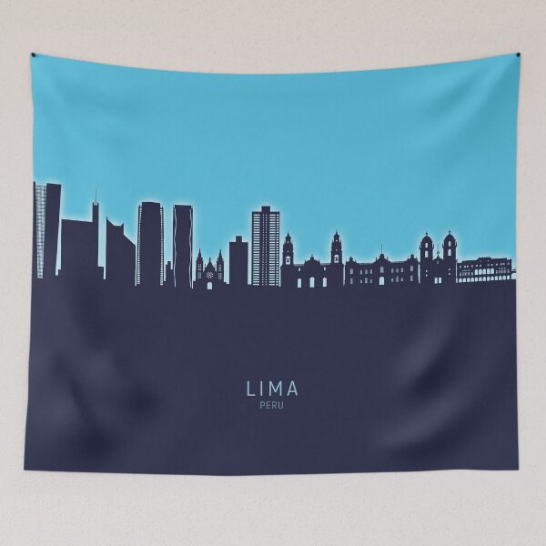 Item preview, Lima Peru Skyline designed and sold by ArtPrints.