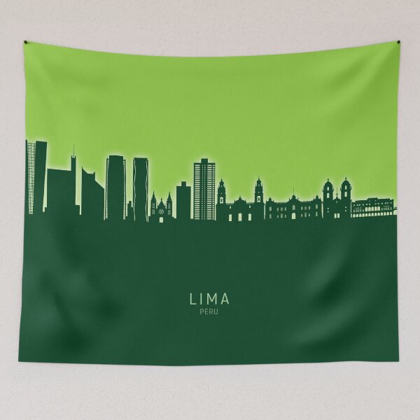 Item preview, Lima Peru Skyline designed and sold by ArtPrints.