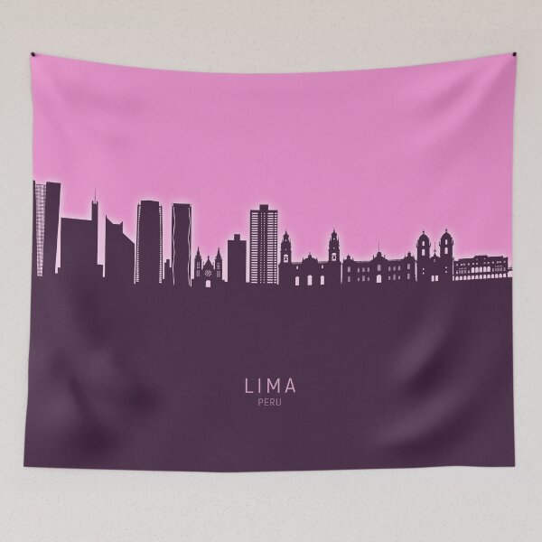 Item preview, Lima Peru Skyline designed and sold by ArtPrints.