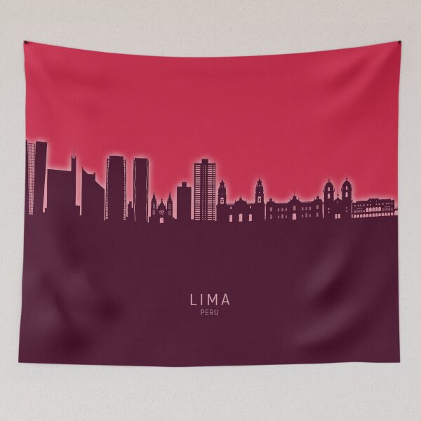 Item preview, Lima Peru Skyline designed and sold by ArtPrints.