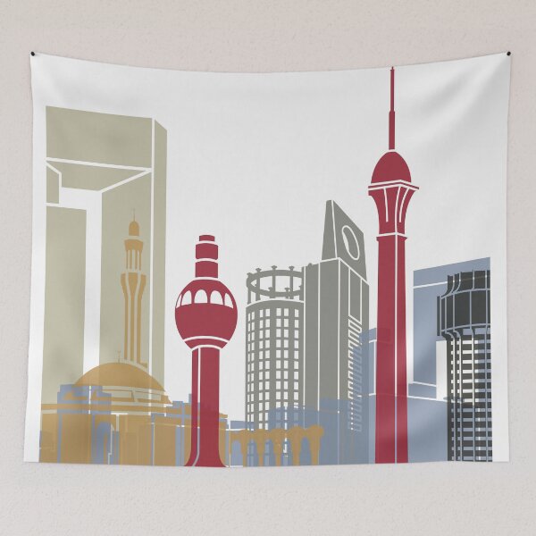 Item preview, Jeddah skyline poster designed and sold by paulrommer.