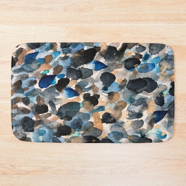 Item preview, blue gold & black inky scales designed and sold by freeinthelines.