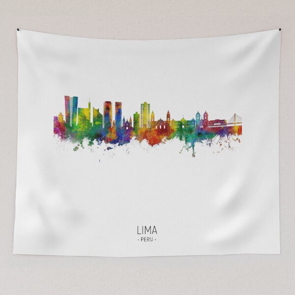 Item preview, Lima Peru Skyline designed and sold by ArtPrints.